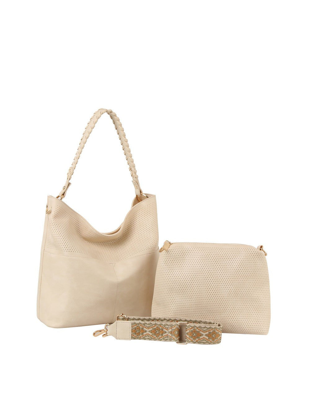2 in 1 Classic Hobo Tote and purse set