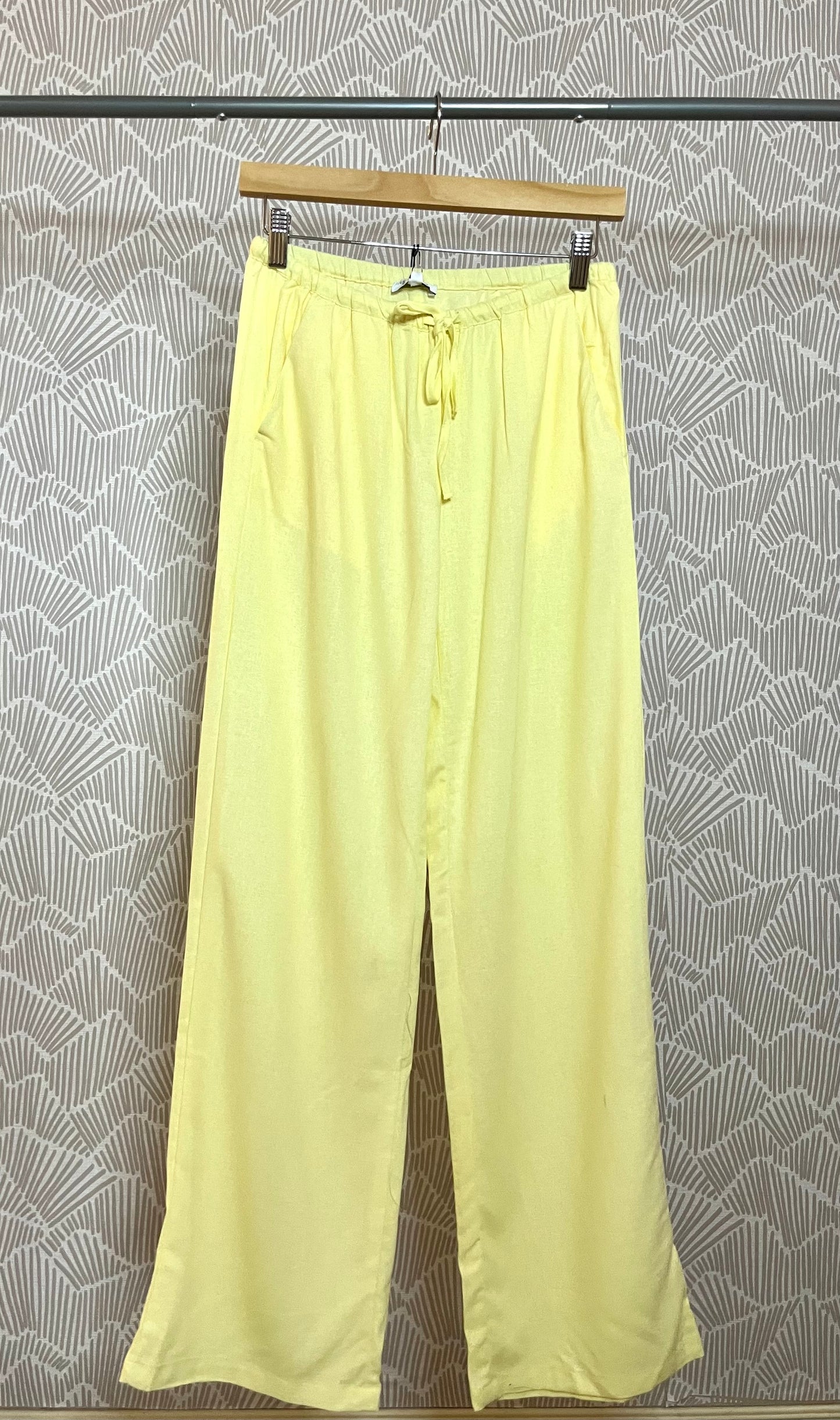 High Waisted Linen Casual Pants